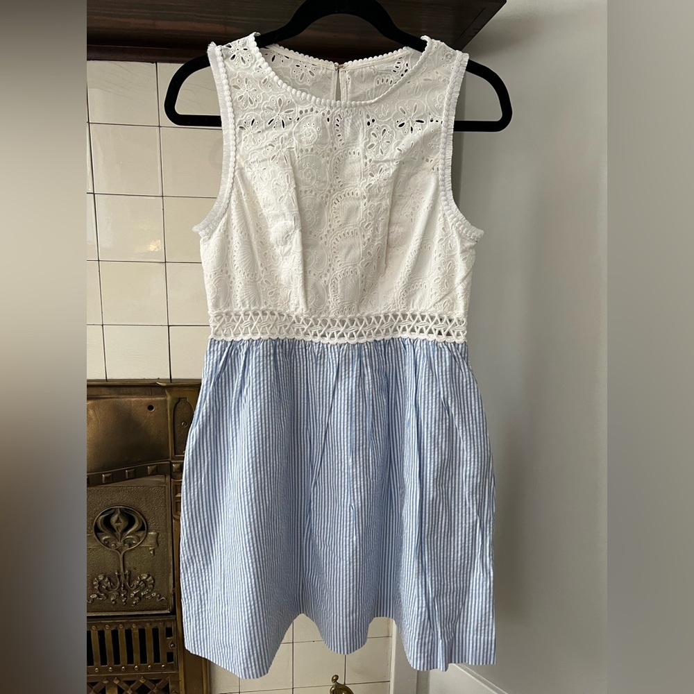 Lilly Pulitzer Eyelet and Seersucker Dress